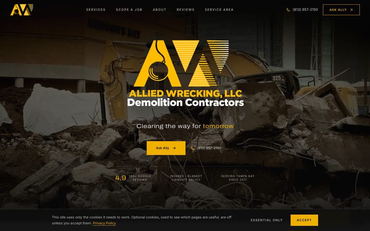 Demolition contractor